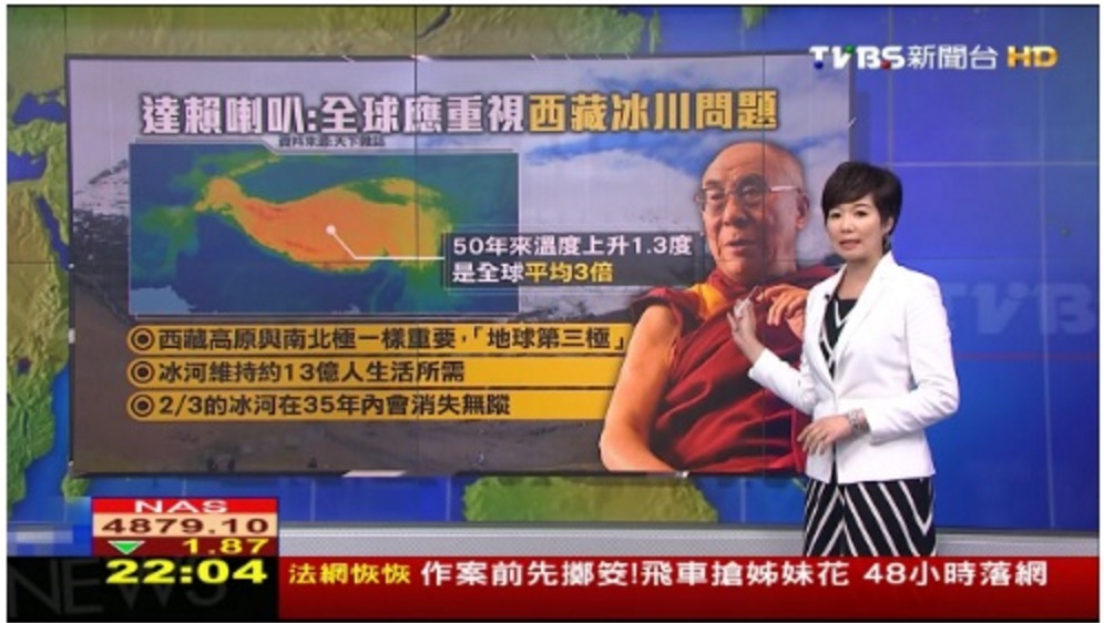 達賴喇嘛「全球應重視西藏冰川問題」